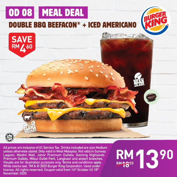 Contoh Brosur Burger King Ilustrasi 