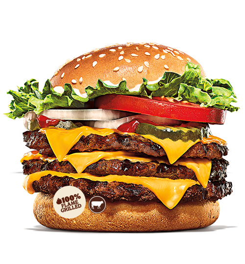 BURGER KING® Triple Whopper Jr with Cheese